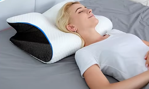 Almohada Mariposa Ergonómica - Soporte Cervical de Espuma Viscoelástica