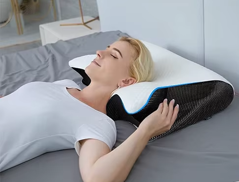 Almohada Mariposa Ergonómica - Soporte Cervical de Espuma Viscoelástica